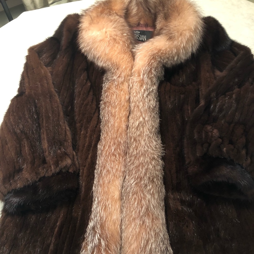 Parisian Mink Sport Jacket with Fox Trim